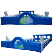 inflatable football throwing games